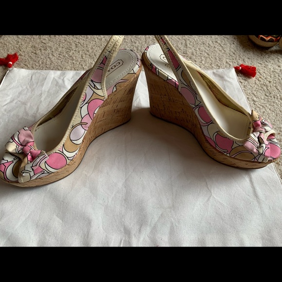 Coach Shoes - Coach Wedge Sandal 7.5